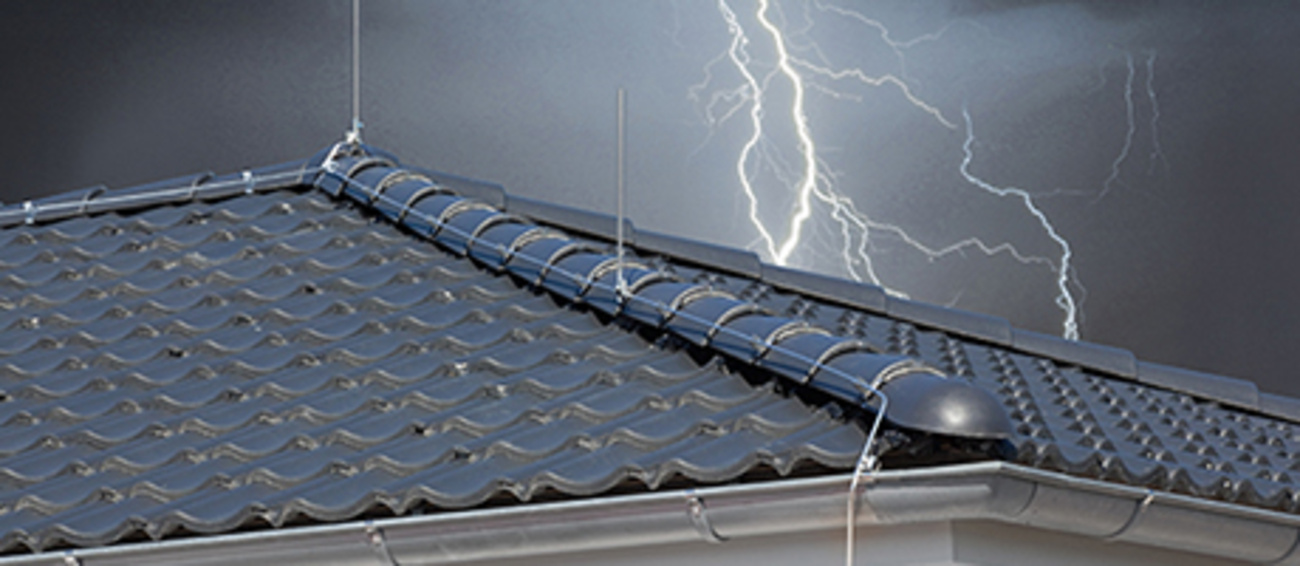 Äußerer Blitzschutz bei Elektrotechnik Flach in Bad Soden